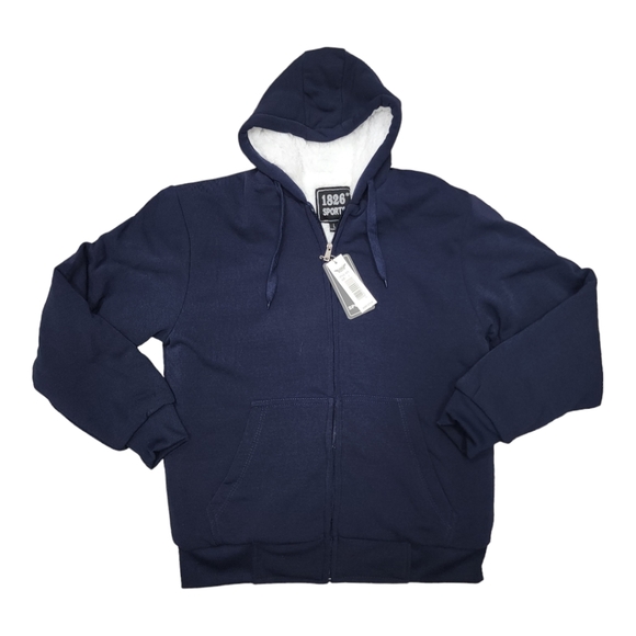 Fleece Sherpa men's hoodies - Picture 2 of 3
